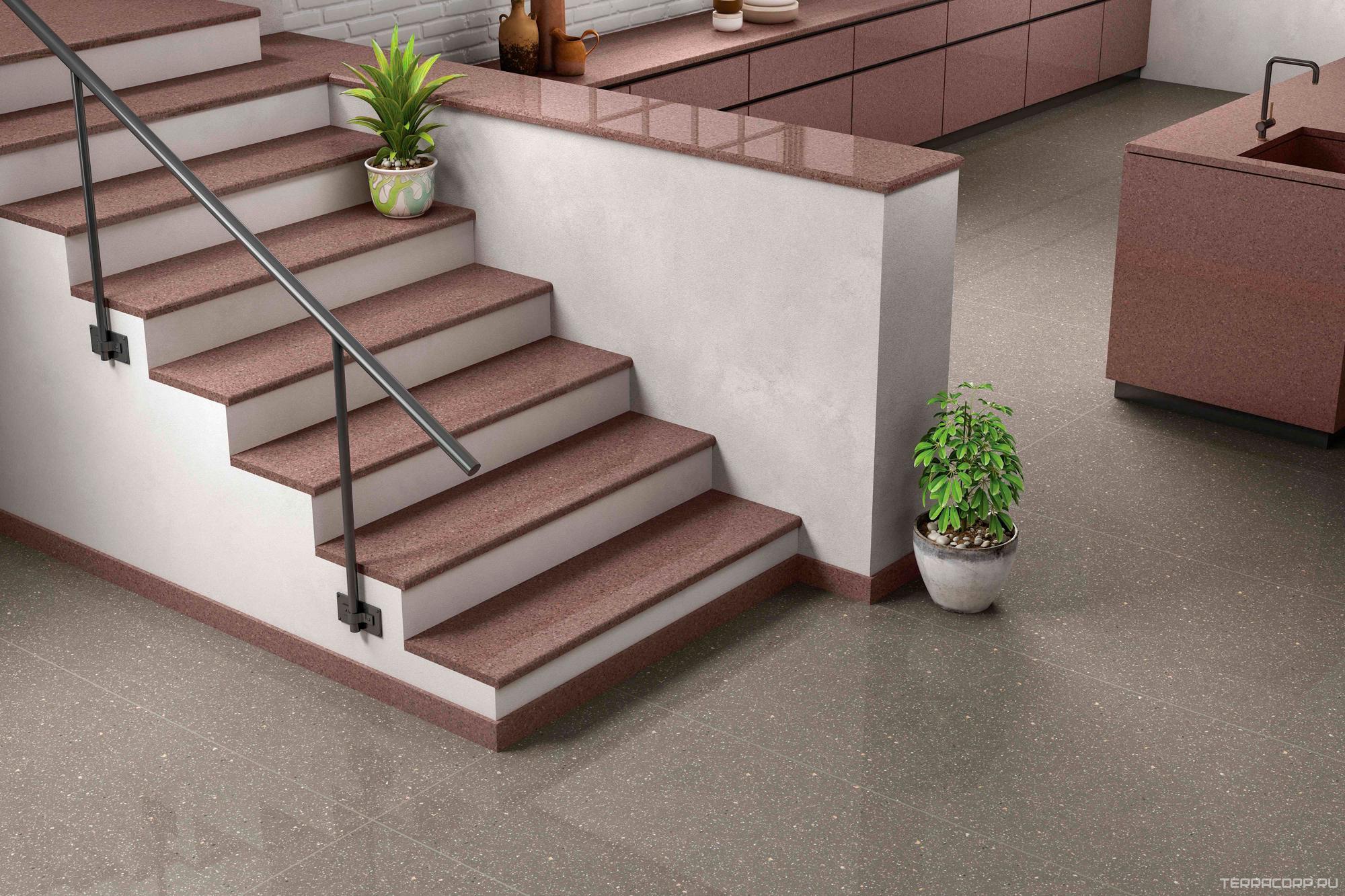 Керамогранит Exterior Ceramica Piatto Gainstone Glossy 15 mm 80x300 Серый, фото 1