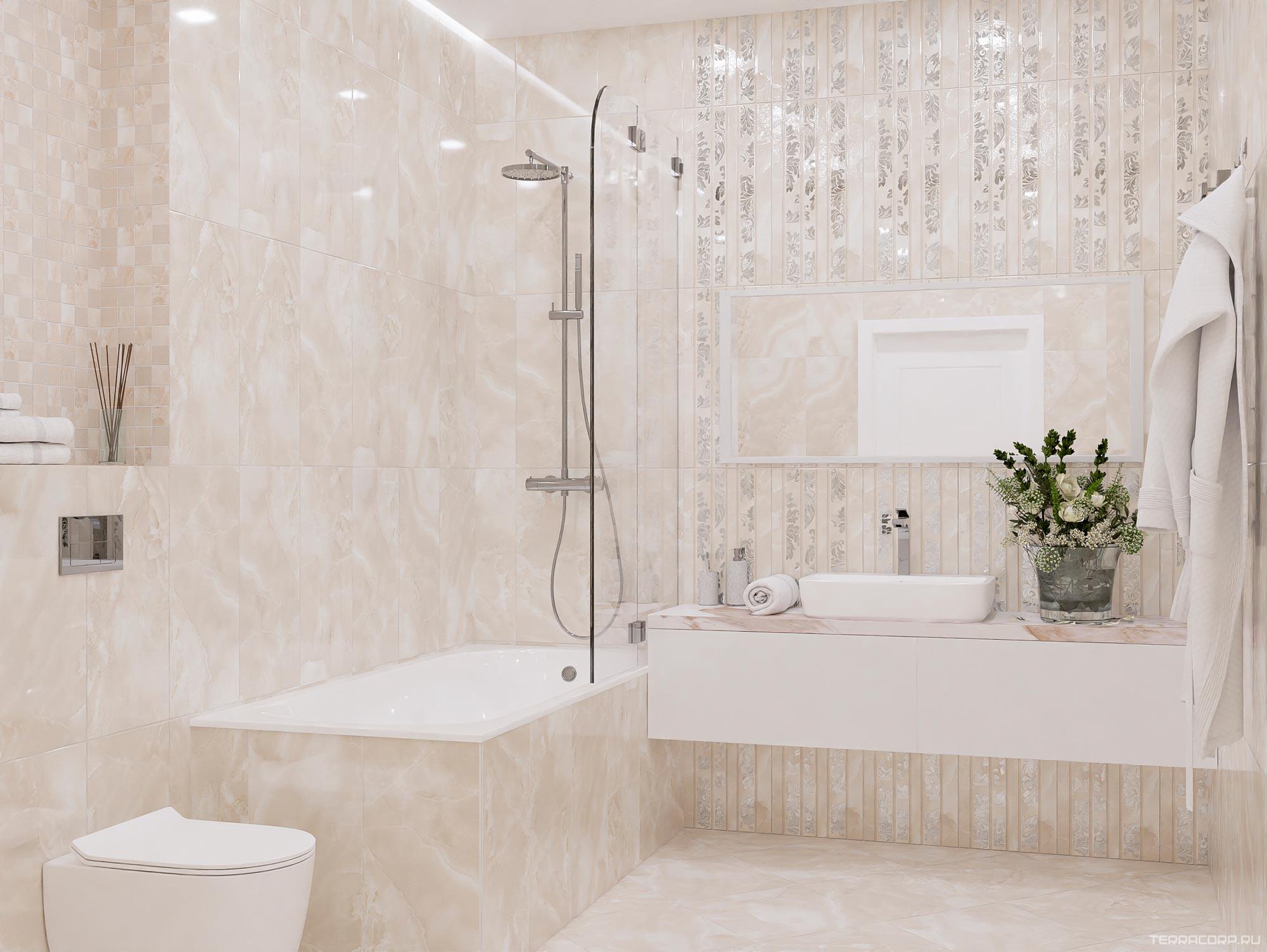 Керамическая плитка Azori LATILA 42х42 Бежевый, фото 2