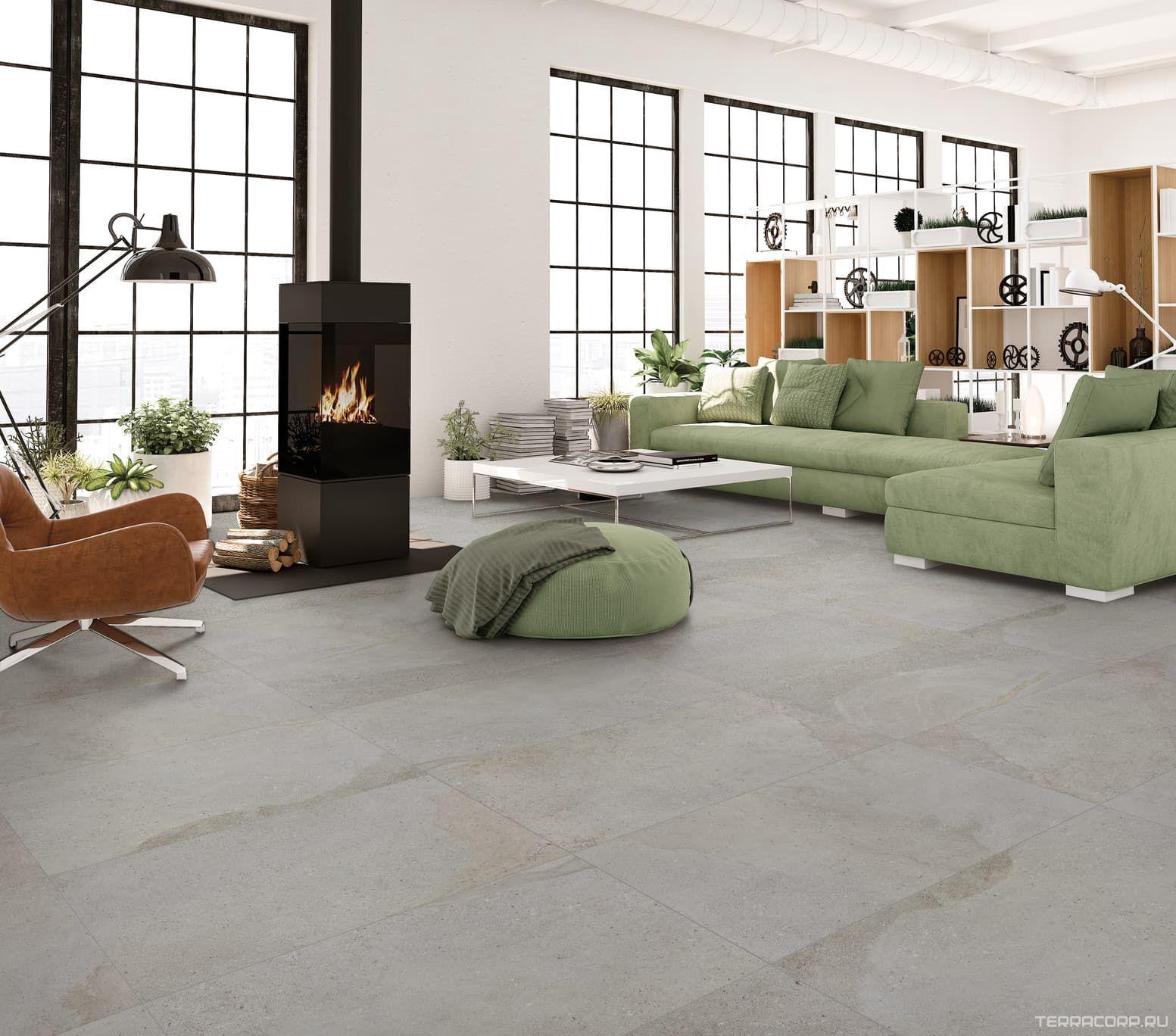 Керамогранит Sadon Pietra di Panama grey rect 60x120 Серый, фото 1