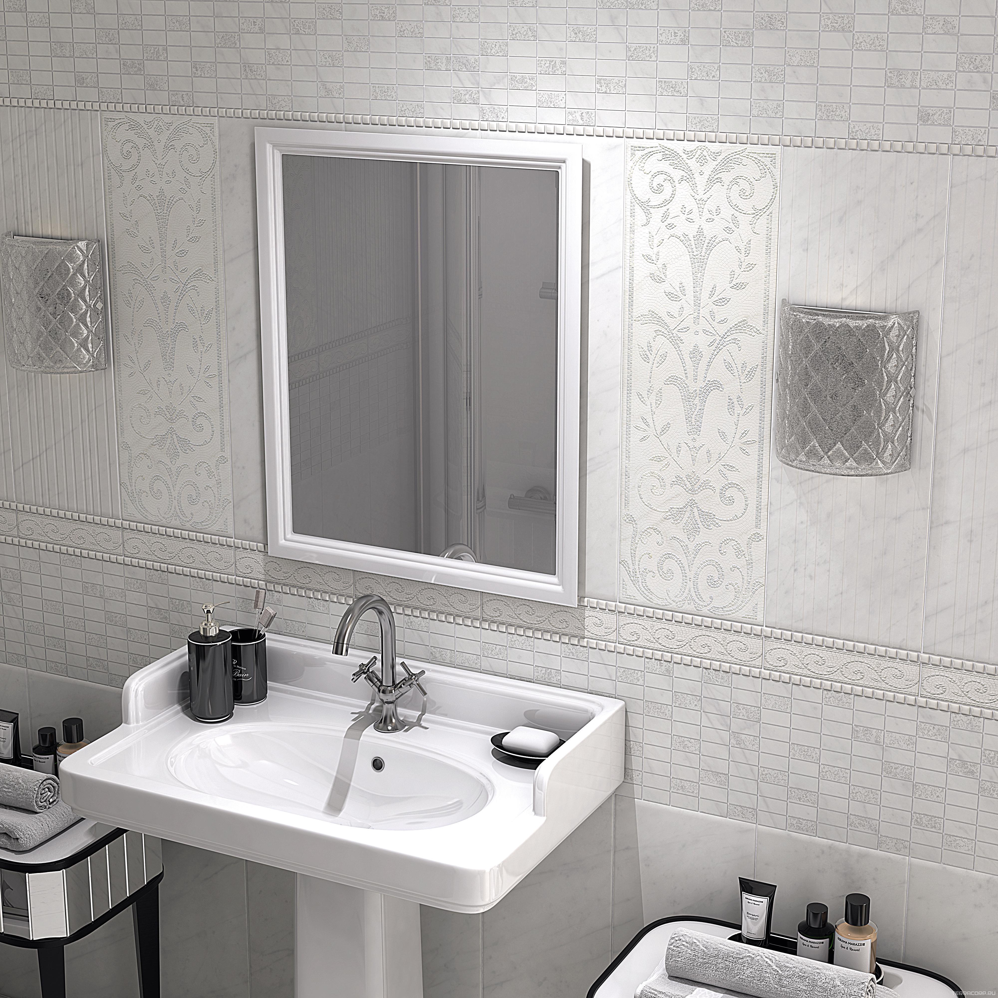 Керамическая плитка Kerama Marazzi Борсари белый KL 25x75 Белый, фото 5