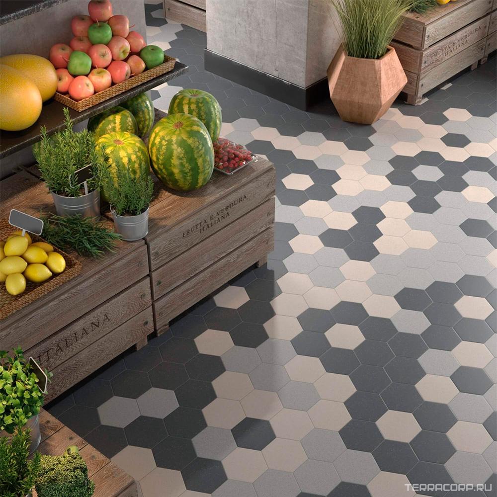 Керамогранит Kerama Marazzi Натива серый 12,5x10,8 Серый, фото 5