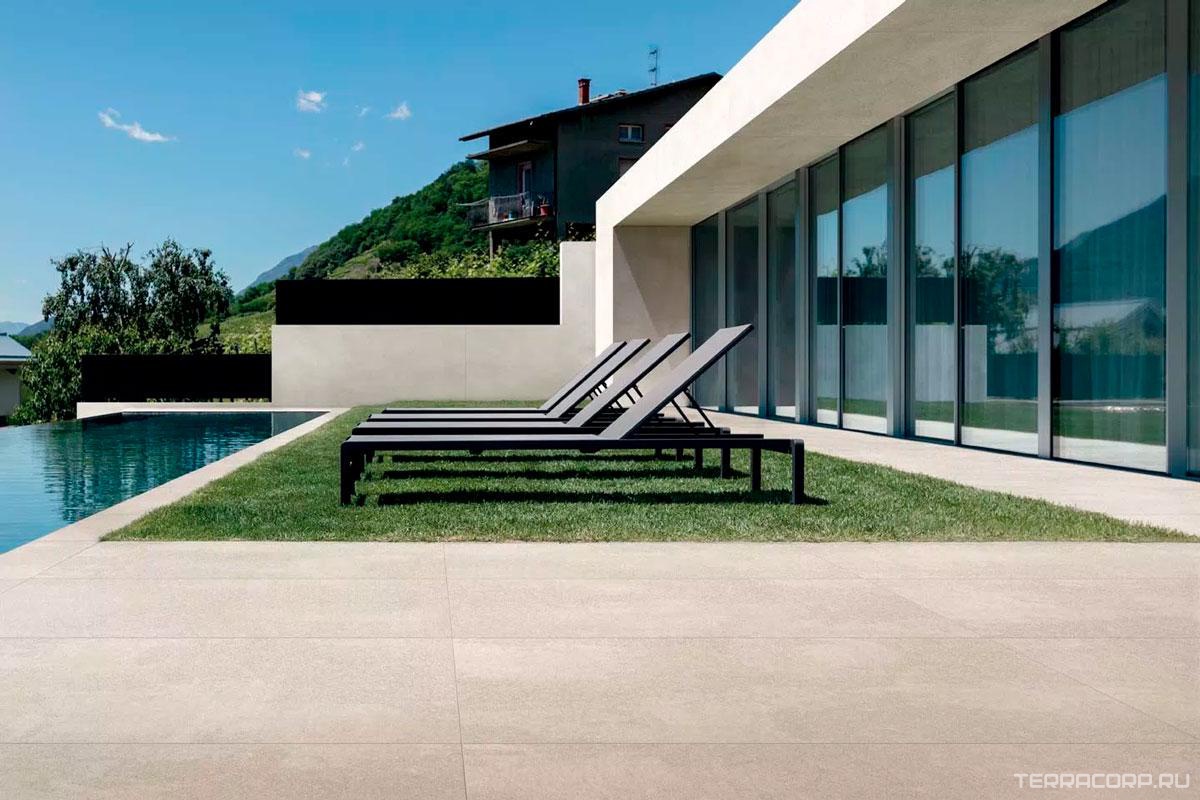 Керамогранит Florim Magnum Sensi by Thun Sensi White Dust 6mm 120x120 Серый, фото 1