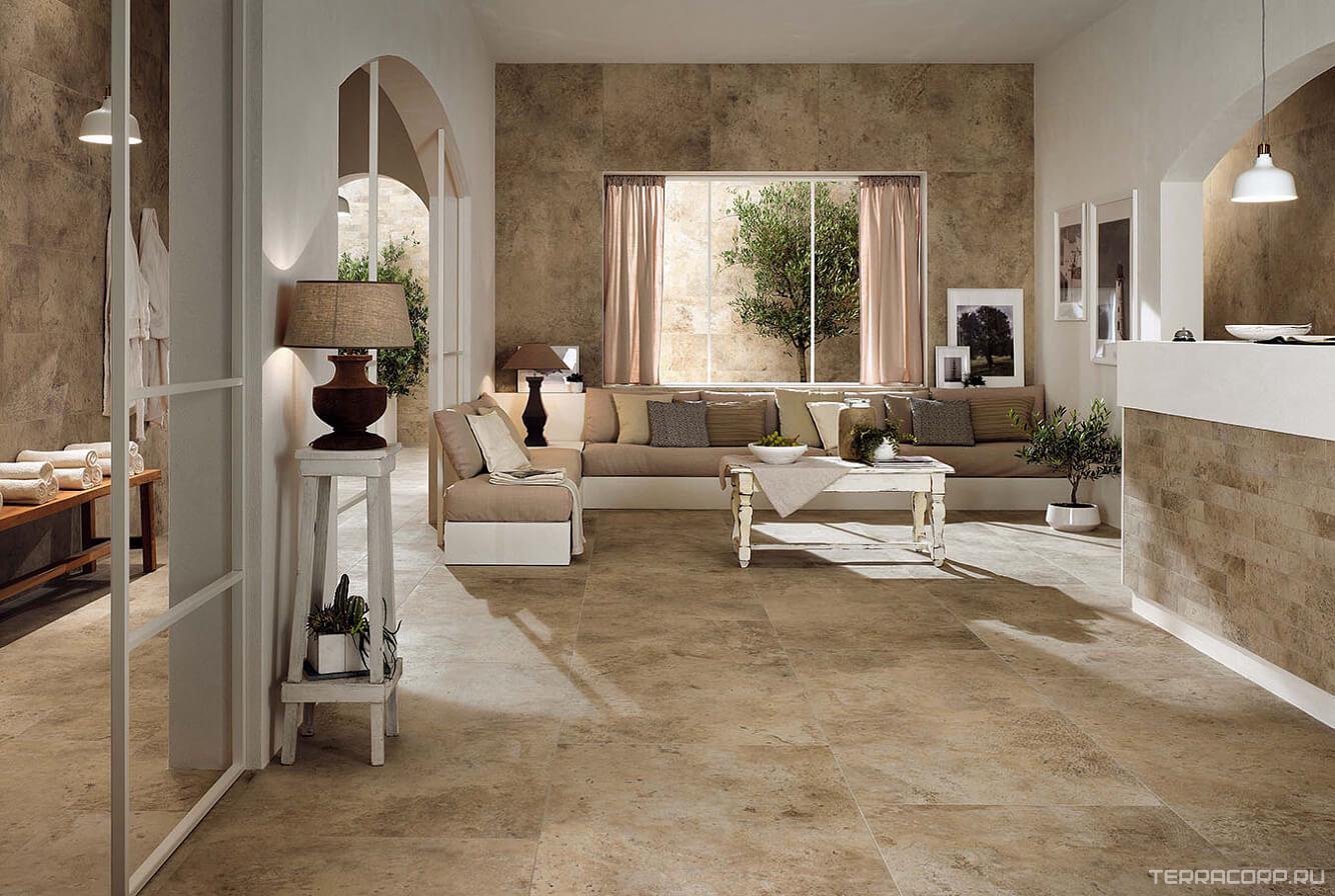 Керамогранит Atlas Concorde Italy Aix Blanc 37,5x75 Grip XX Бежевый, фото 2