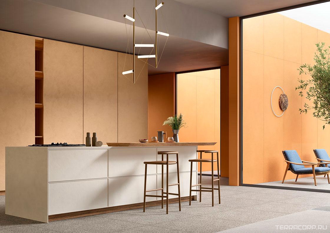Керамогранит Lea Ceramiche Pigmenti Canyon 3.5 mm 100x300 Коричневый, фото 2