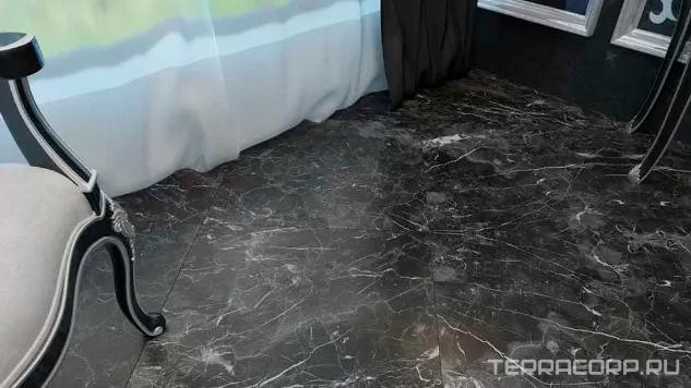 Керамогранит Zerde Marona black 80x80 Черный, фото 1