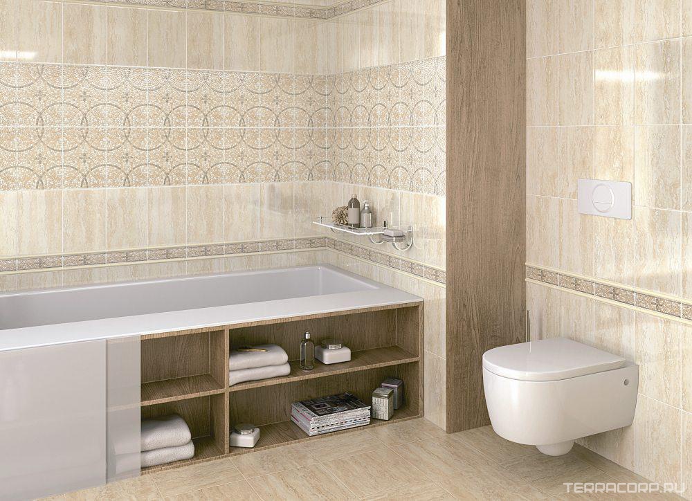 Керамогранит Kerama Marazzi Травертин Surface Laboratory/ бежевый светлый обрезной 80x160 ZZ Бежевый, фото 4