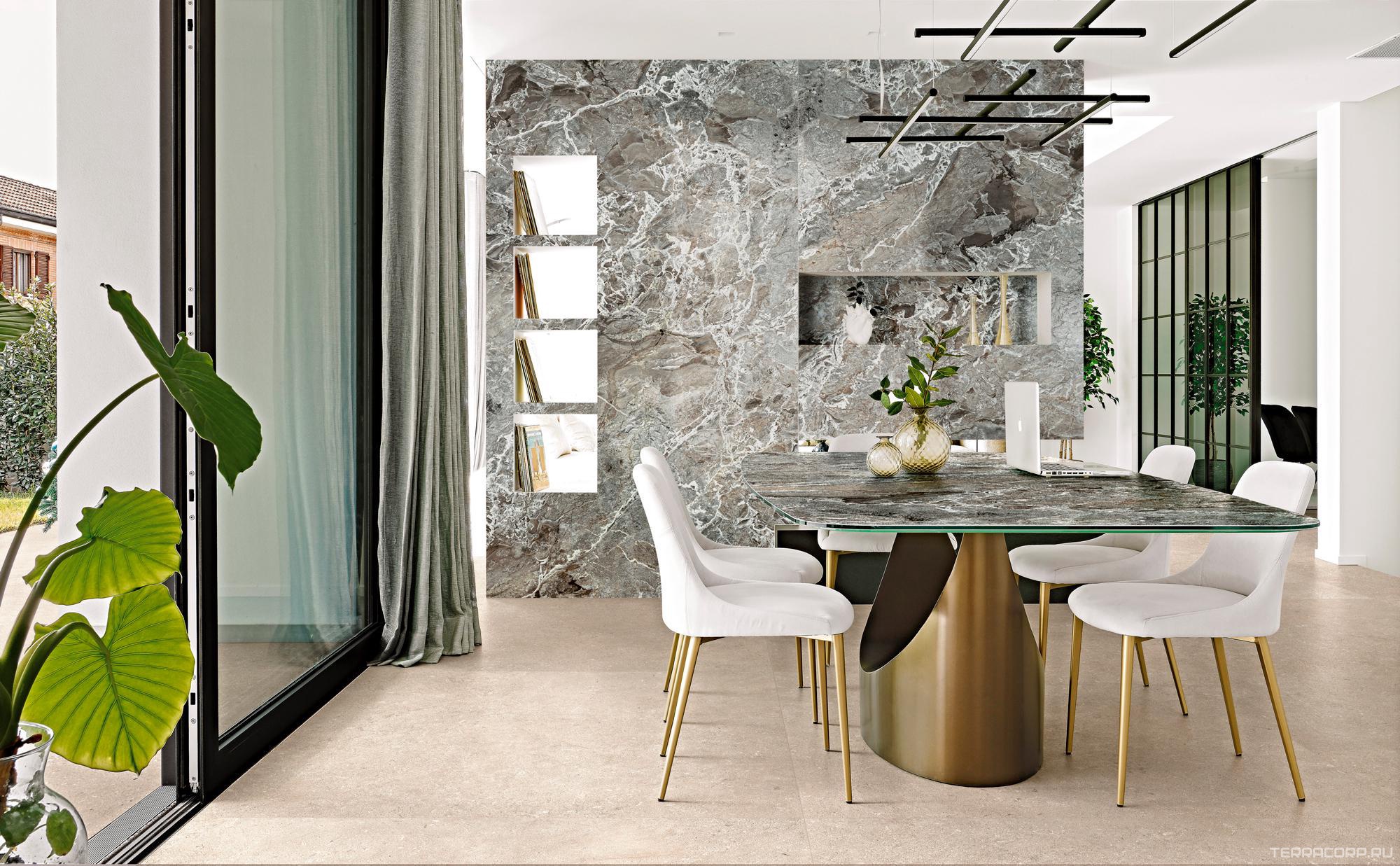 Керамогранит Florim Magnum Authentic Luxe Stone Jura Matte Silk 120x280 Серый, фото 2