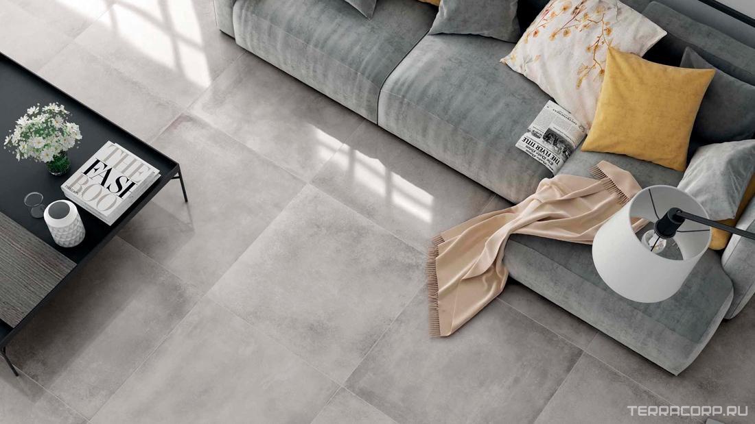 Керамогранит Dado Ceramica Basic Grey Ret 60x120 Серый, фото 2