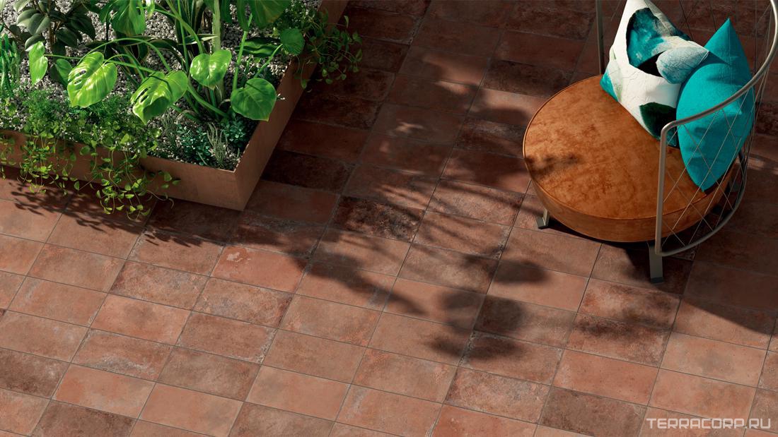 Керамогранит Dado Ceramica Tavellone Vecchia Firenze IN 15,3x31 Коричневый, фото 2
