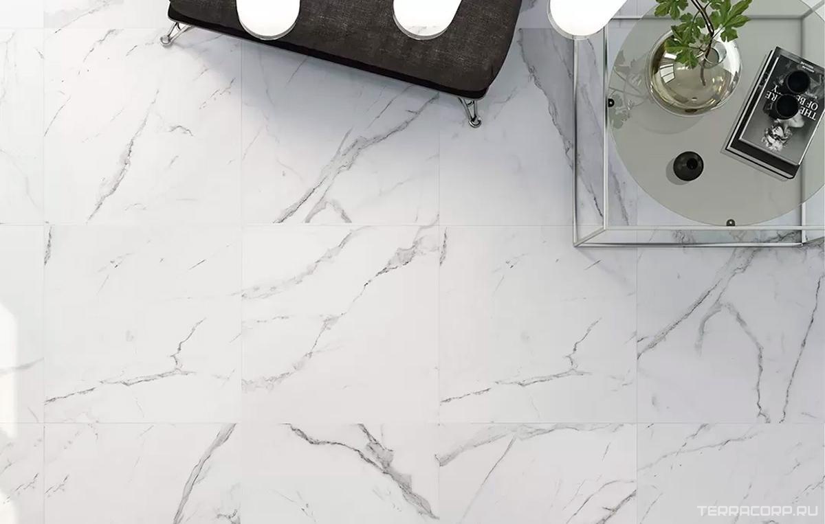 Керамогранит Zerde Calacatta Calacata brown 80x80 Коричневый, фото 1