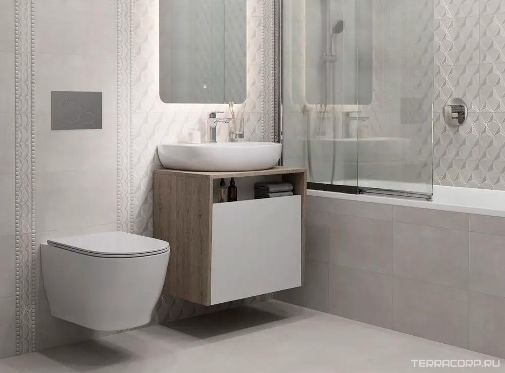 Керамогранит Kerama Marazzi Корредо серый светлый матовый 40.2x40.2 Серый, фото 4