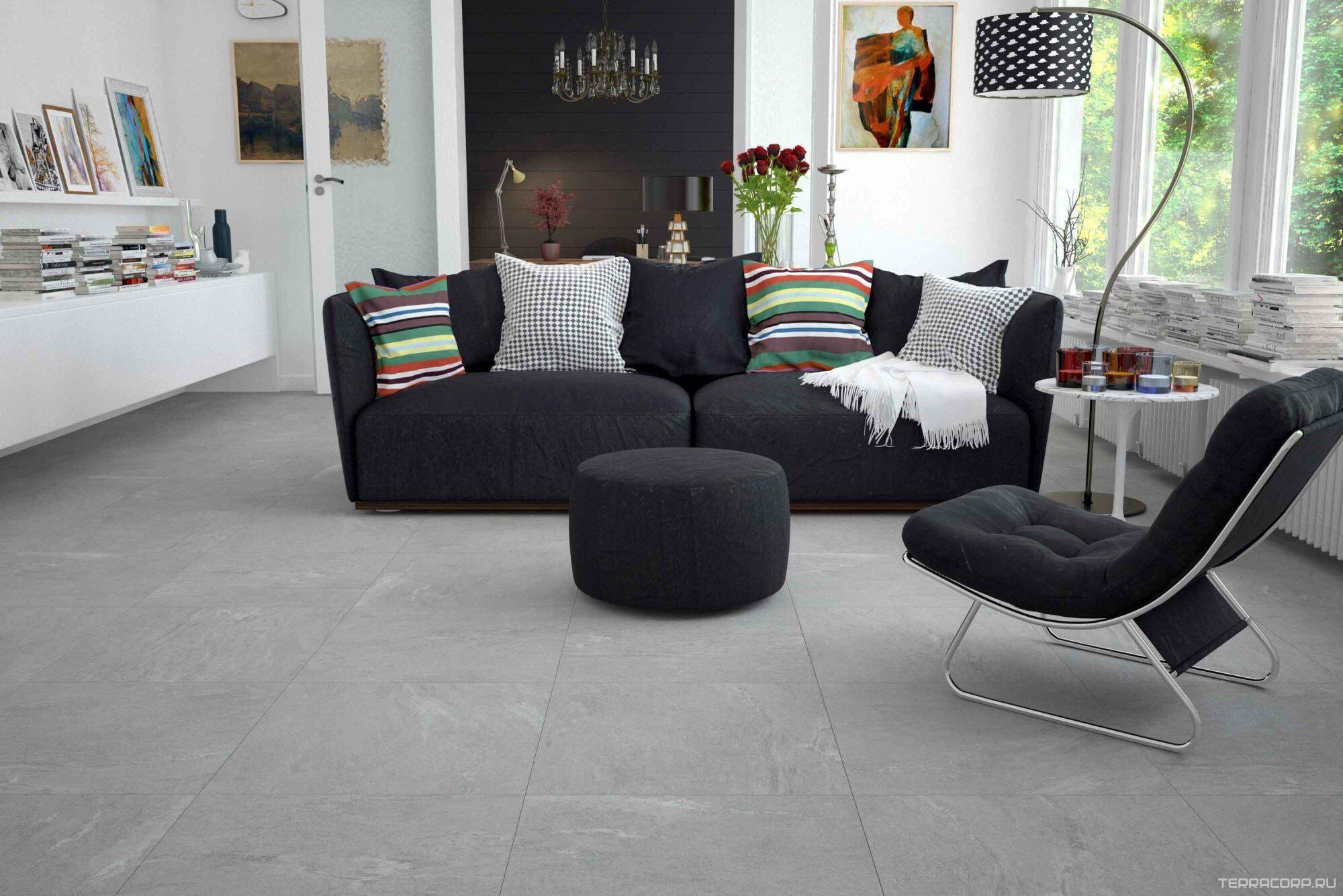 Керамогранит Гранитея Конжак Kondjak Black G265/ черный мат. 60x120 Черный, фото 1