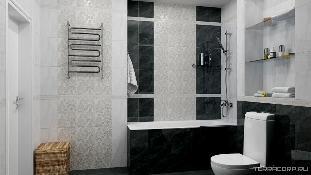 Керамическая плитка Kerama Marazzi Юнона Бордюр l5.4х25 Комбинированный, фото 1