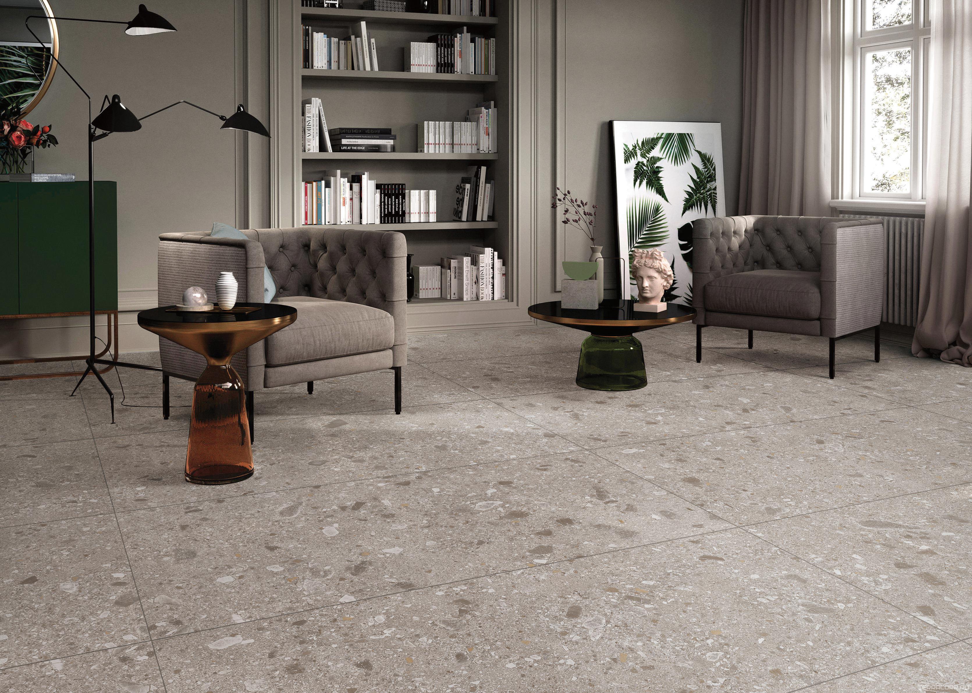 Керамогранит WIFI Ceramics Opus Terrax Cinder Nat Mat 75x150 Серый, фото 4