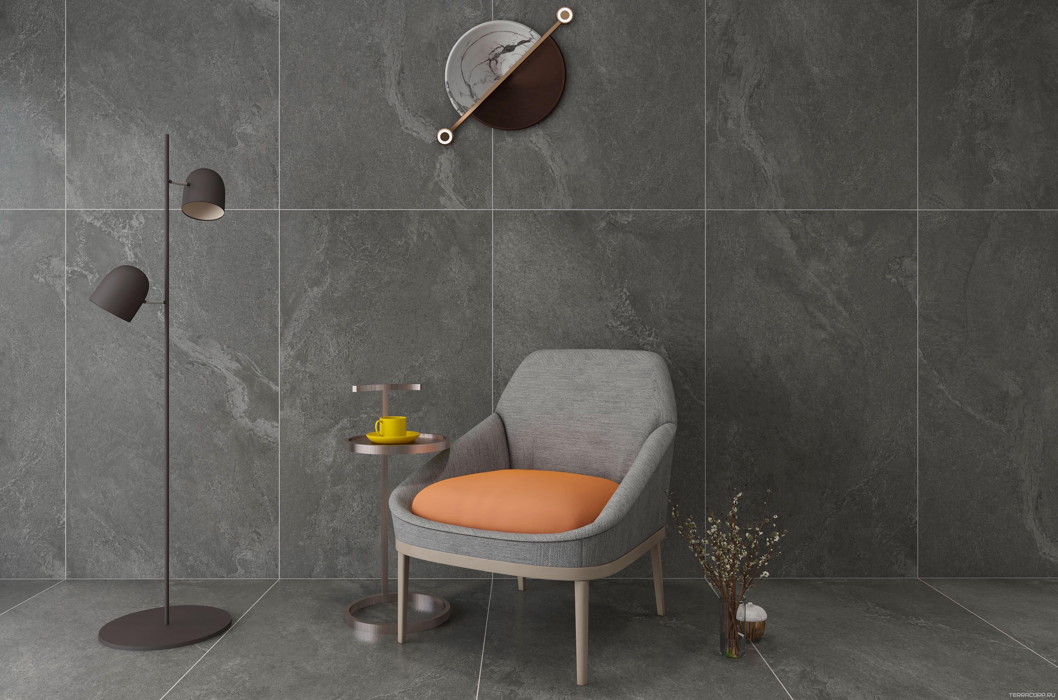 Керамогранит WIFI Ceramics Posh Coal 60x120 Серый, фото 1