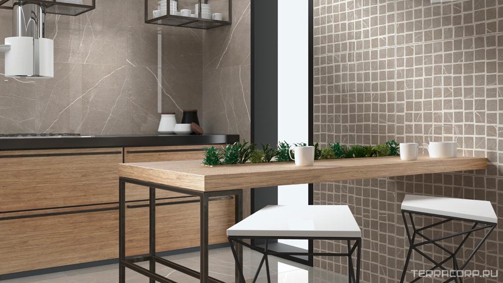 Керамогранит APE Ceramica Fastination Bone Polish. rect.XX75x75 Серый, фото 1