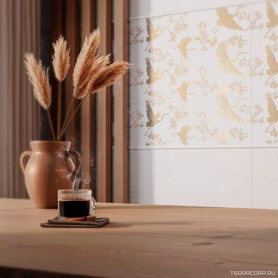 Керамическая плитка Kerama Marazzi Гарса структура бежевый светлый обрезной 25х75 Бежевый, фото 2