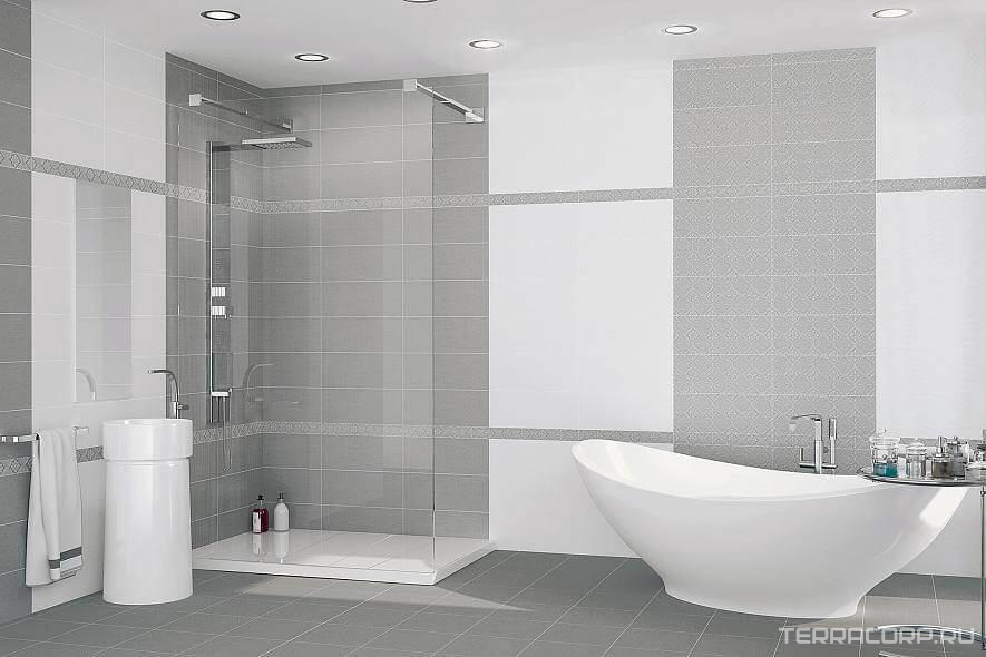Керамическая плитка Azori Amadeus Декор grey 20.1х50.5 Комбинированный, фото 2