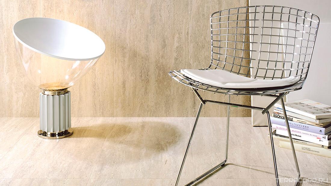 Керамогранит COEM ceramiche Travertino Romano Scanalato Walnut Naturale 30x60 Бежевый, фото 1