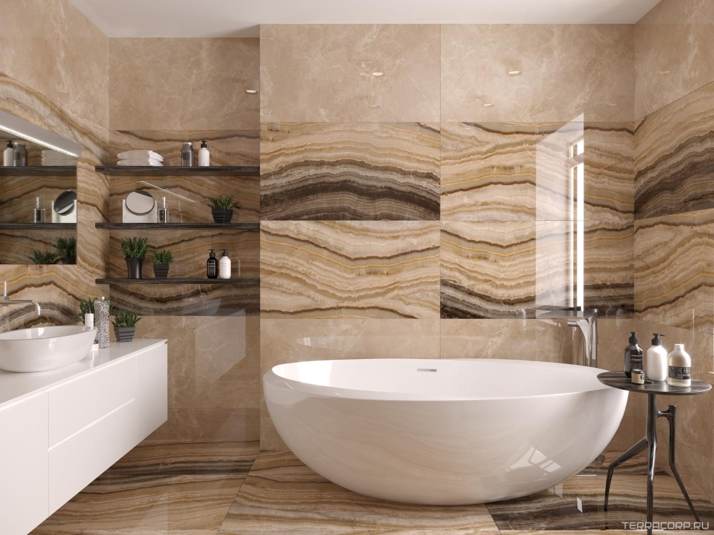 Керамогранит Gracia ceramica Marmo Керамогранит ivory PG 01 lappato 60х120 Бежевый, фото 1