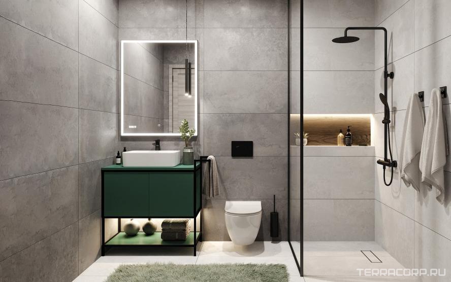 Керамогранит Cersanit Spark Глаз. керамогранит синий ректификат 44,8x89,8 Синий, фото 2