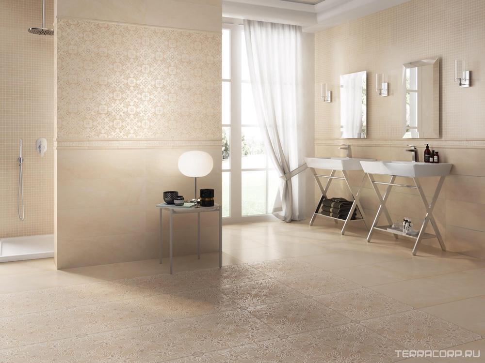 Керамическая плитка Kerama Marazzi Трианон беж обрезной25х75 Бежевый, фото 1