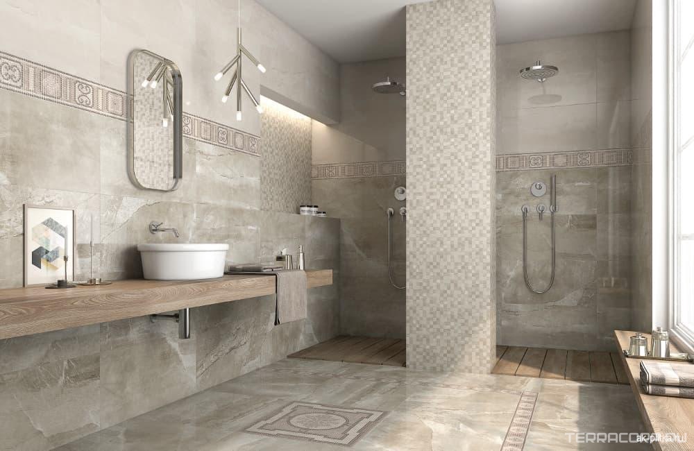 Мозаика Pamesa Marmoles Kashmir Malla Kashmir Taupe Leviglass (7x7) 30x30 Комбинированный, фото 2