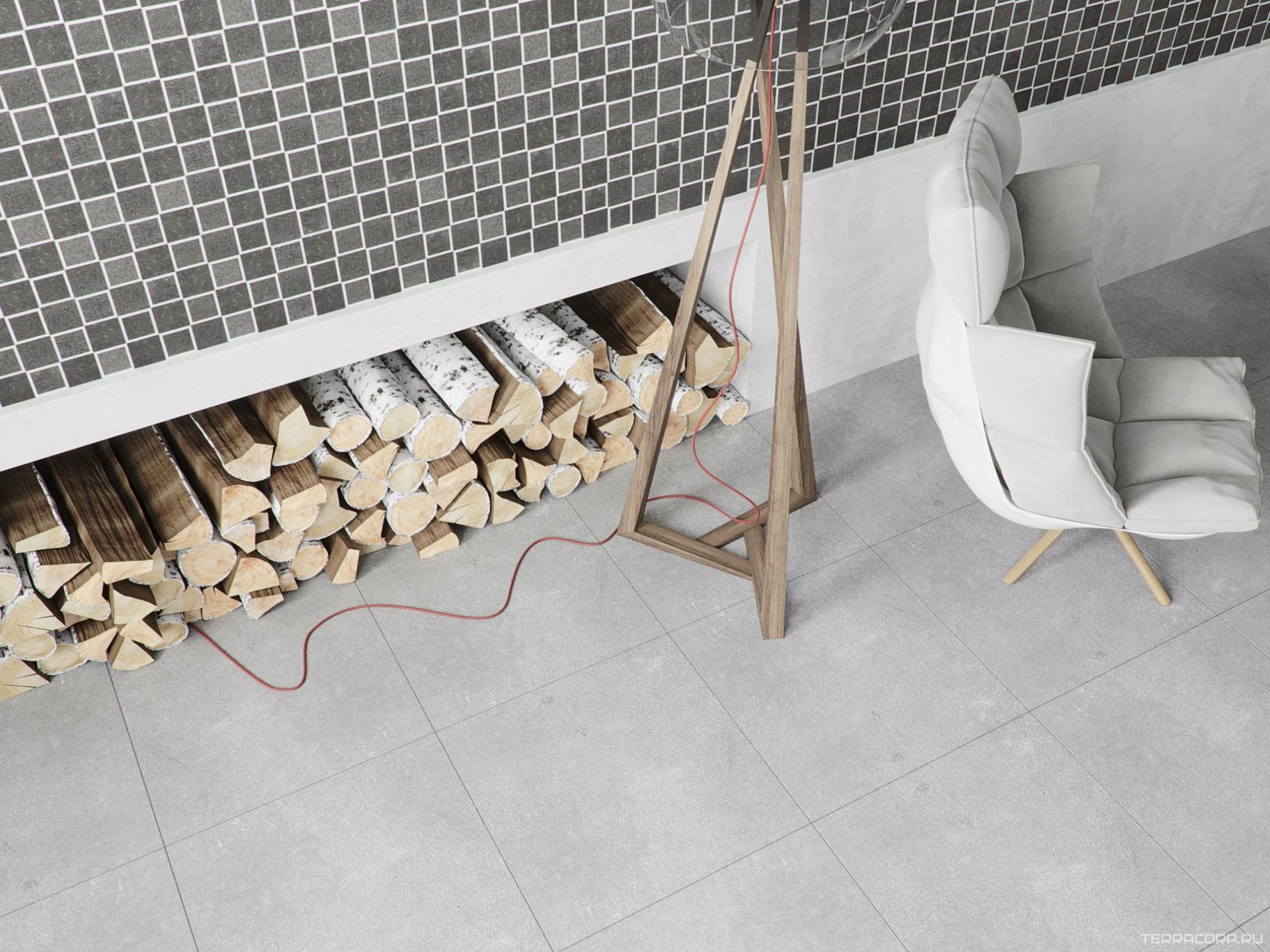 Керамогранит Fioranese Blend 20 Blend Concrete Avorio nat/rett 20x20 Бежевый, фото 1
