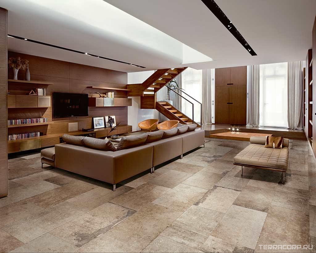 Керамогранит Florim La Roche di Rex La Roche Mud. Mod. Listello Sfalsato Mix 21x40 Серый, фото 1