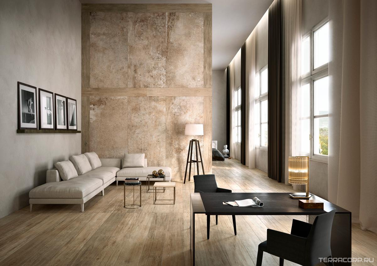 Керамогранит Florim Magnum La Roche La Roche Ecru Smooth 120x240 Бежевый, фото 3