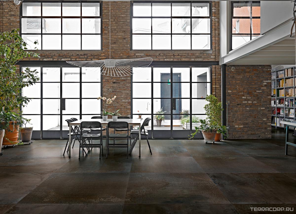 Керамический гранит (керамогранит) Florim Magnum Flowtech Burnished Matte ZZ 120x120 Коричневый, фото 3