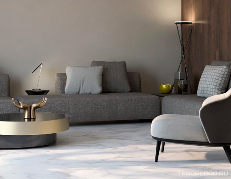 Керамогранит Zerde Stefano white 60x60 Белый, фото 1