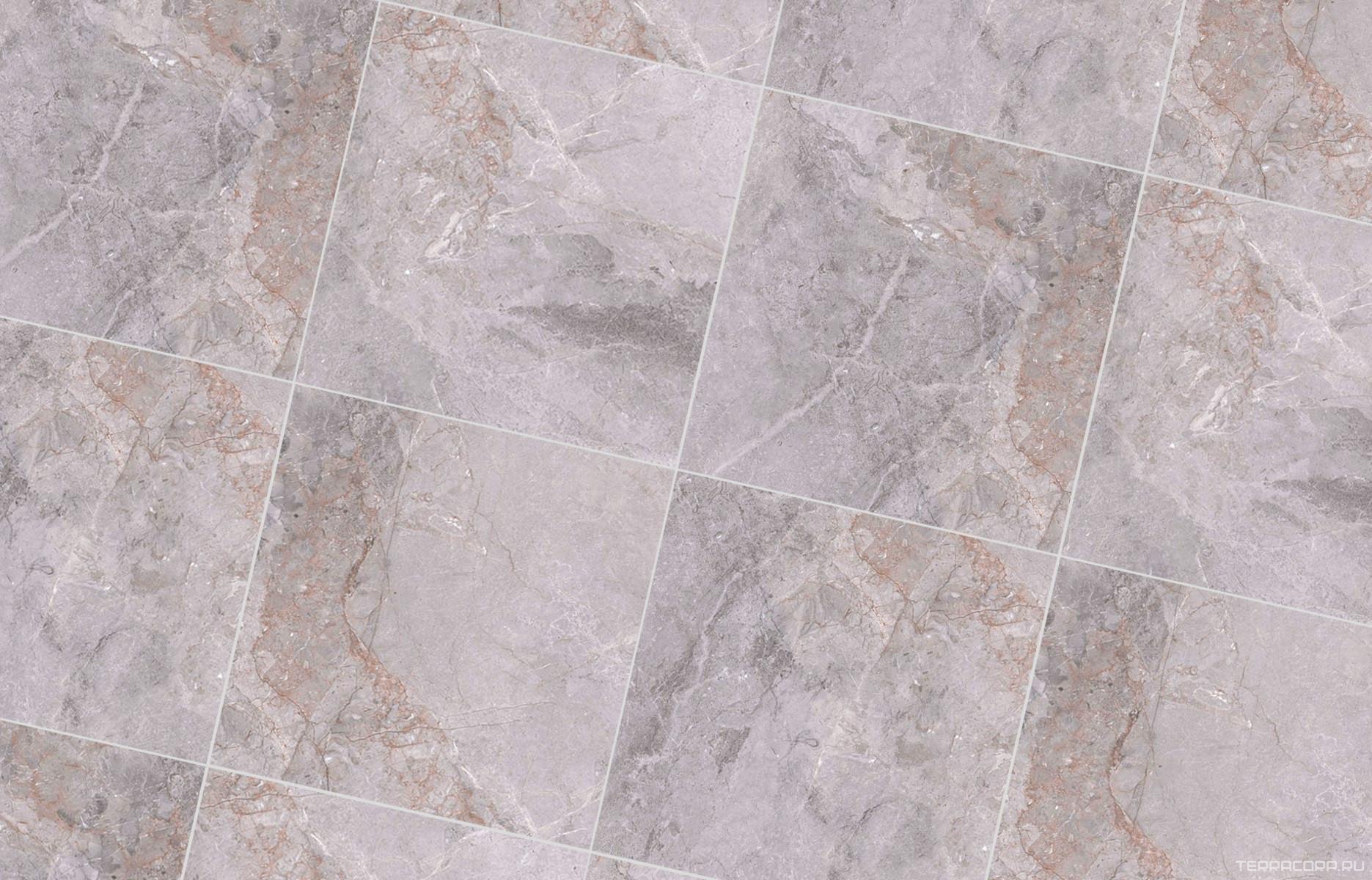 Керамогранит Zerde Fior di bosko grey 60x60 Серый, фото 1