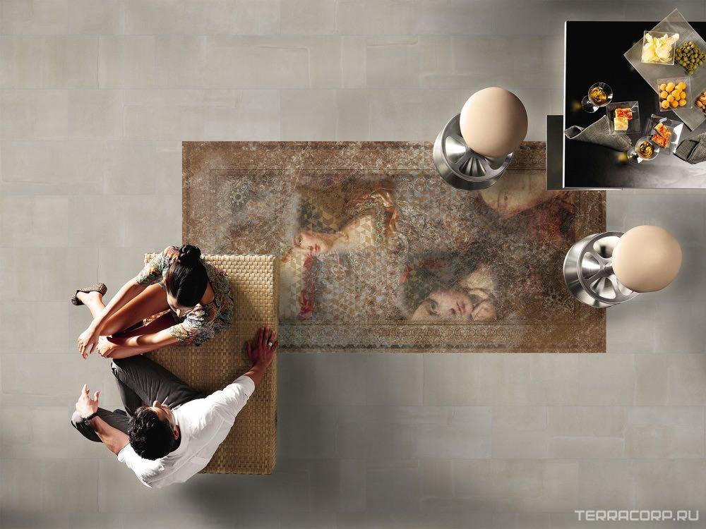 Керамогранит Kerama Marazzi Венеция декорированный обрезнойXX119.5х238.5 Коричневый, фото 1