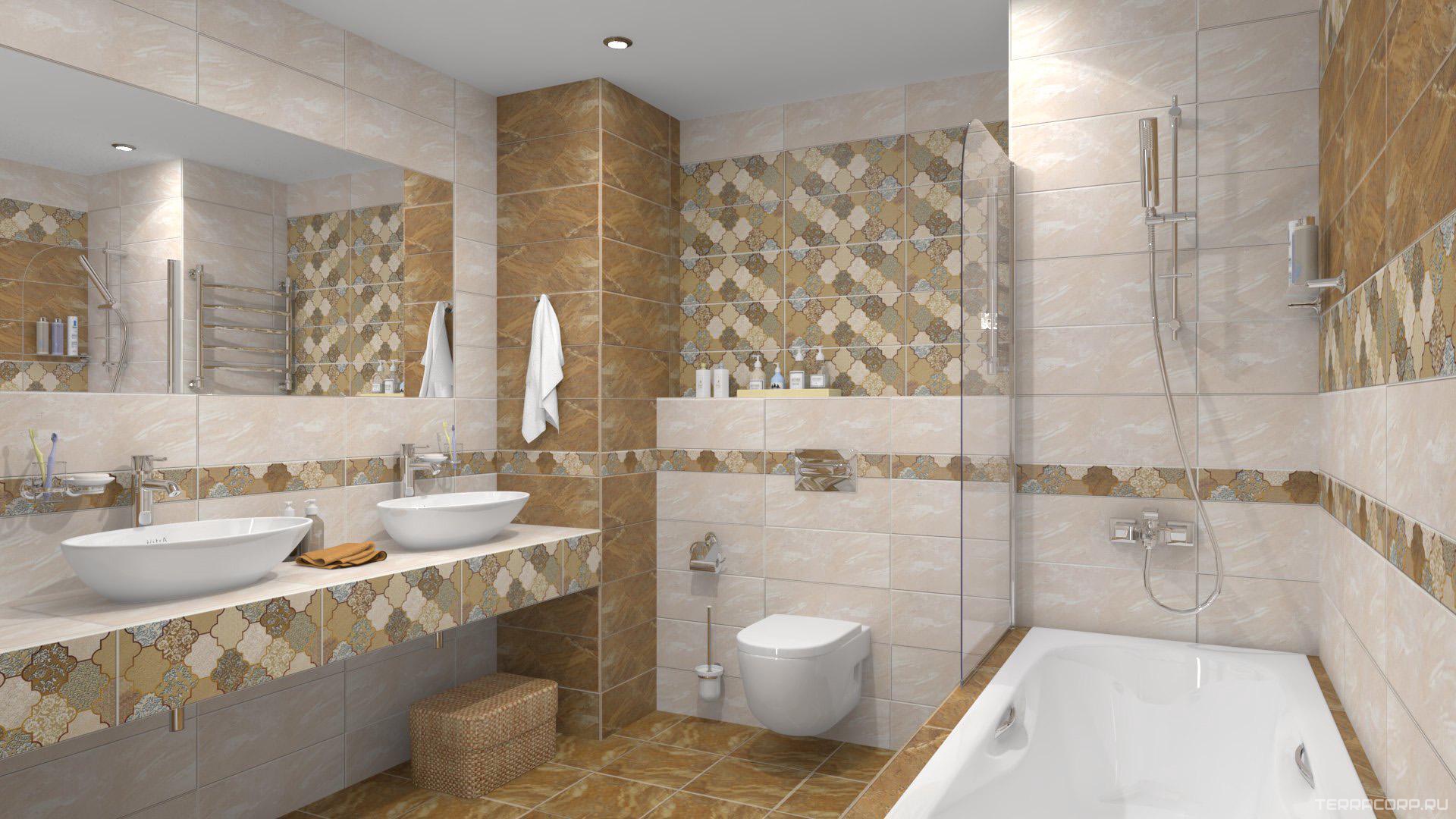 Керамическая плитка Azori Erato Декор Crema "Moresca"ZZ 20.1х50.5 Комбинированный, фото 5