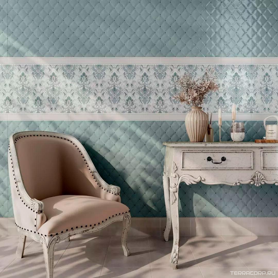 Керамическая плитка Kerama Marazzi Браганса Декор бежевый матовый XX25х40 Бежевый, фото 4