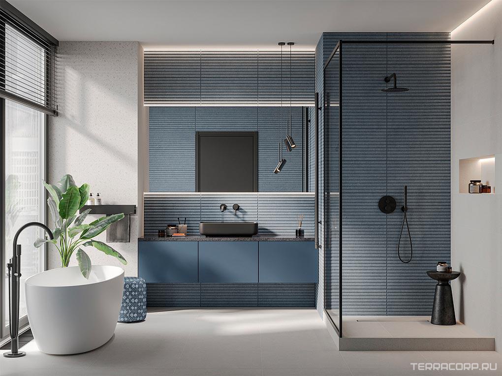 Керамическая плитка Gracia ceramica Стич Цемент микс низ 03 30x60 Комбинированный, фото 1