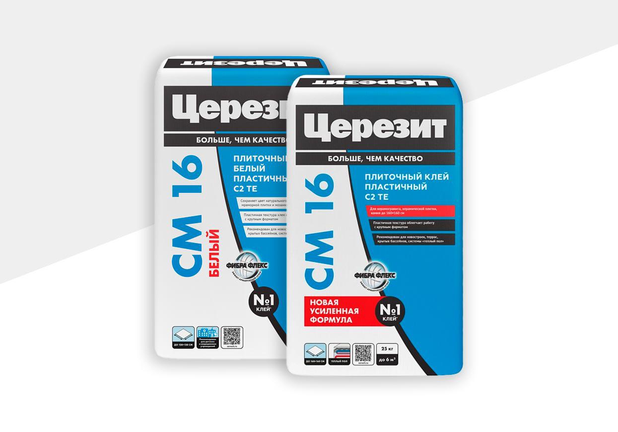 Клей для плитки эластичный белый СМ16 25кг Церезит CM 16 3040034, фото 1