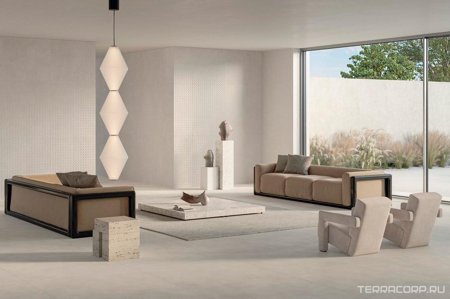Керамическая плитка Atlas Concorde Italy Boost Expression Glow 50x120 Белый, фото 1