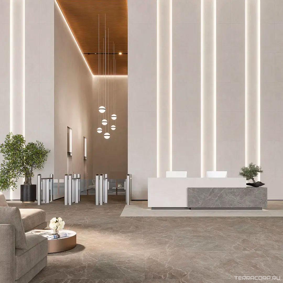Керамогранит Kerama Marazzi Эстерель бежевый светлый матовый обрезной 60x119,5x0,9, фото 4