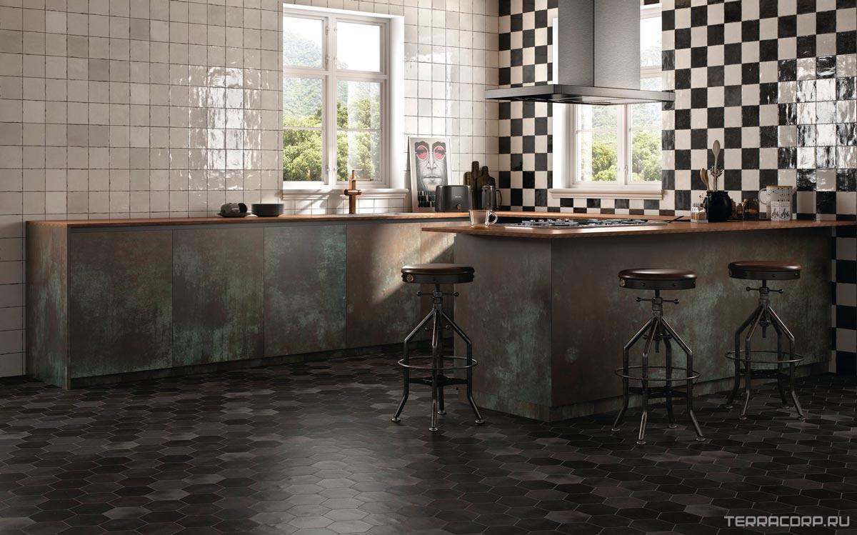 Керамическая плитка APE Ceramica Souk Black 13x13 Черный, фото 1