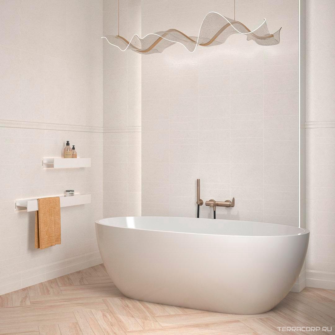 Бордюр Багет бежевый светлый матовый обрезной 30x5x1,9 Kerama Marazzi Авиньон, фото 4
