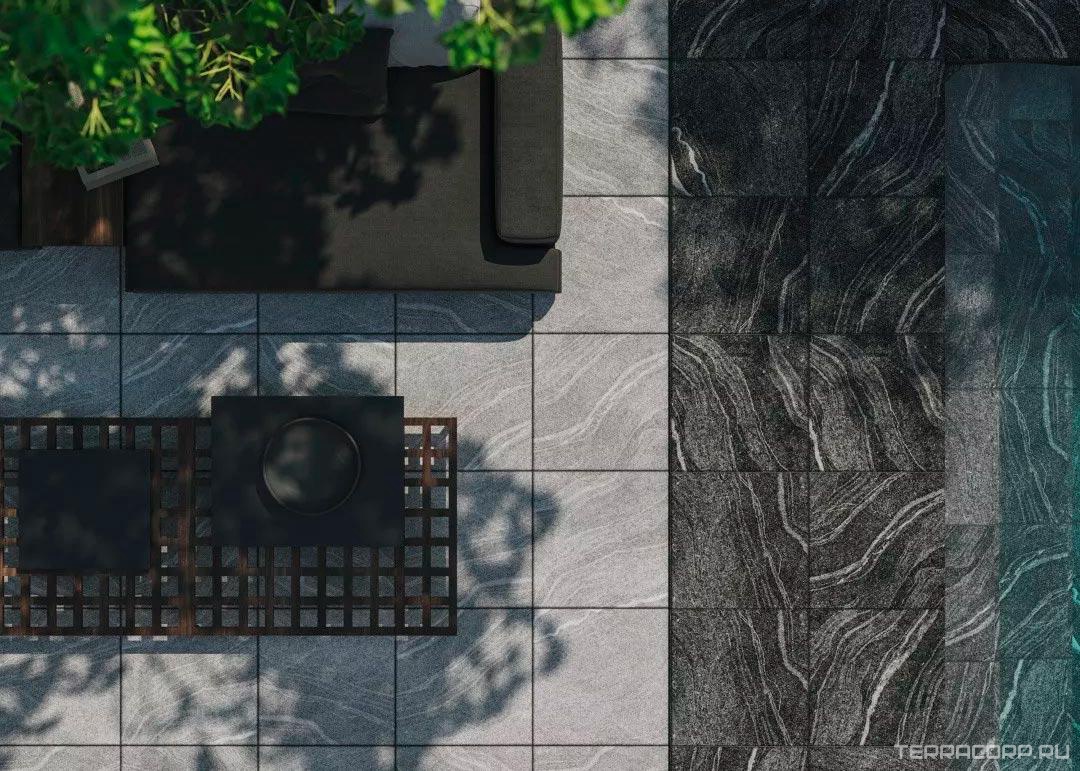 Керамогранит Zerde 2 CM Lagos light grey 58x58 Светло-серый, фото 1
