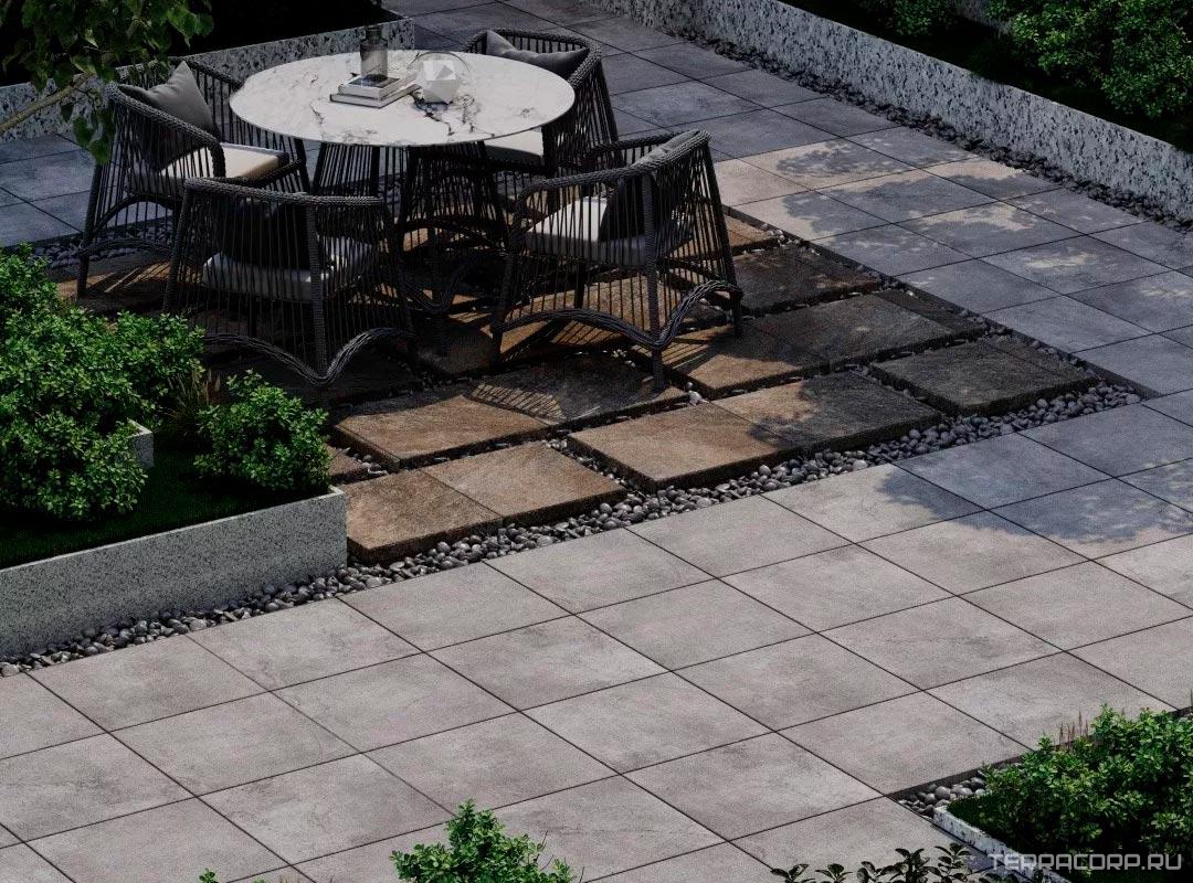 Керамогранит Zerde 2 CM Gaia grey 58x58 Серый, фото 1
