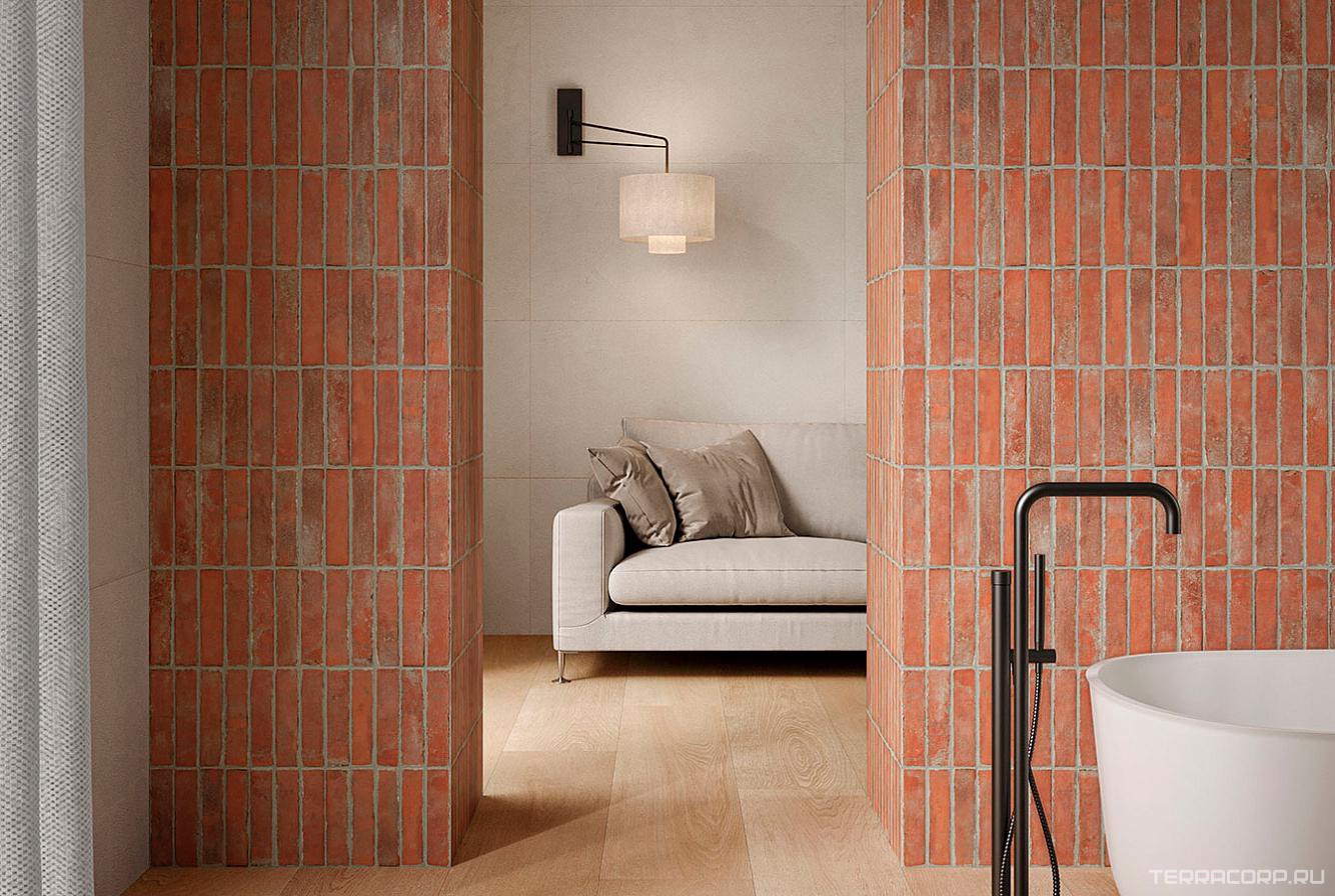 Керамогранит Sant Agostino Bit Caramel Mat 5x20 Бежевый, фото 1