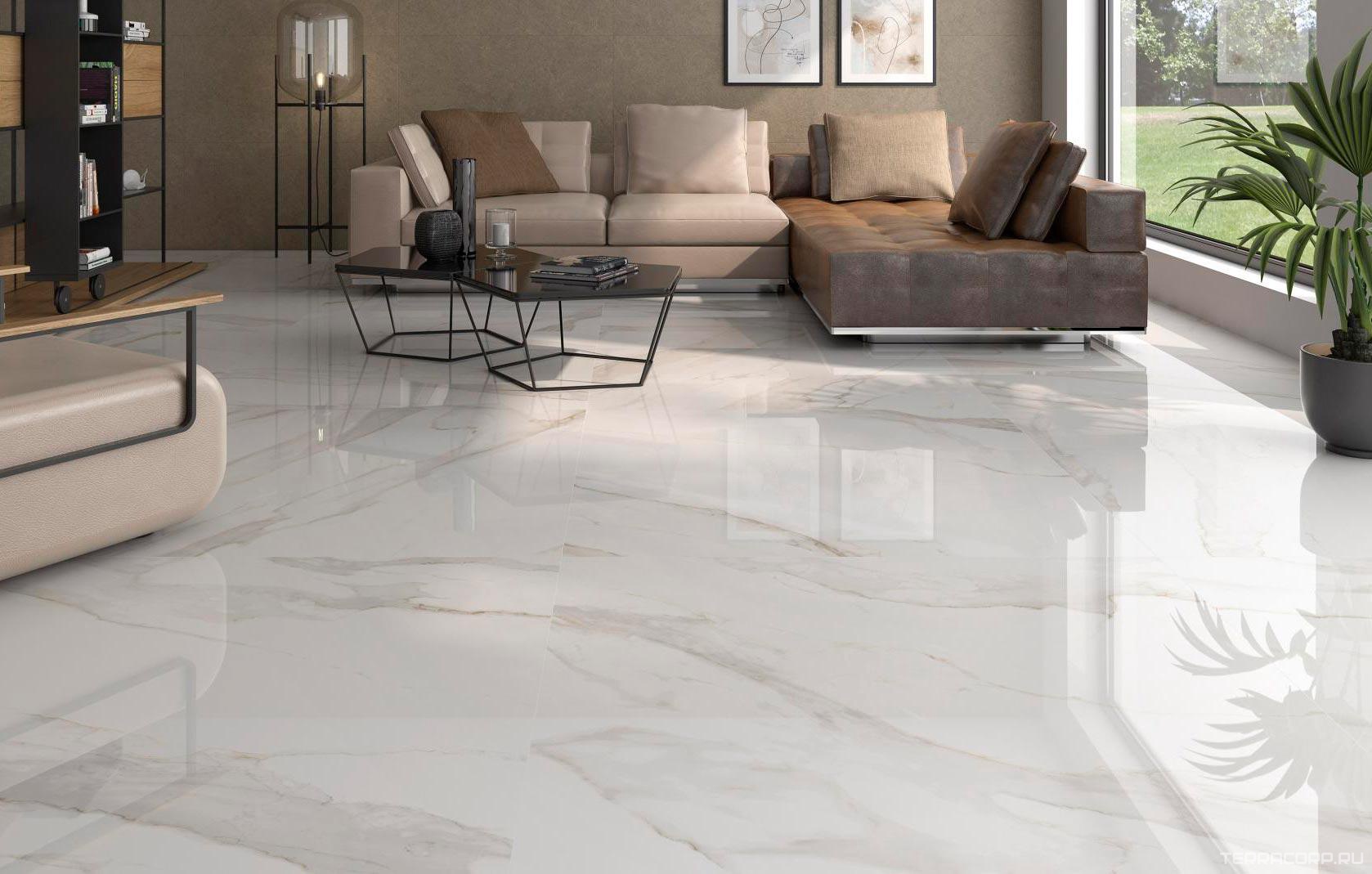 Керамогранит Pamesa Cr.Apulia Gold Leviglass (п.п.) 120X120 Белый, фото 2