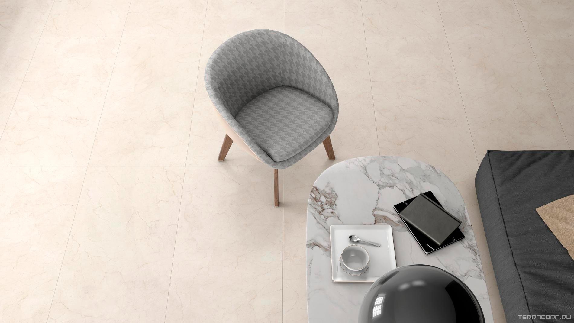 Керамогранит Pamesa At. Salerno Marfil Mate 60x120 Бежевый, фото 1