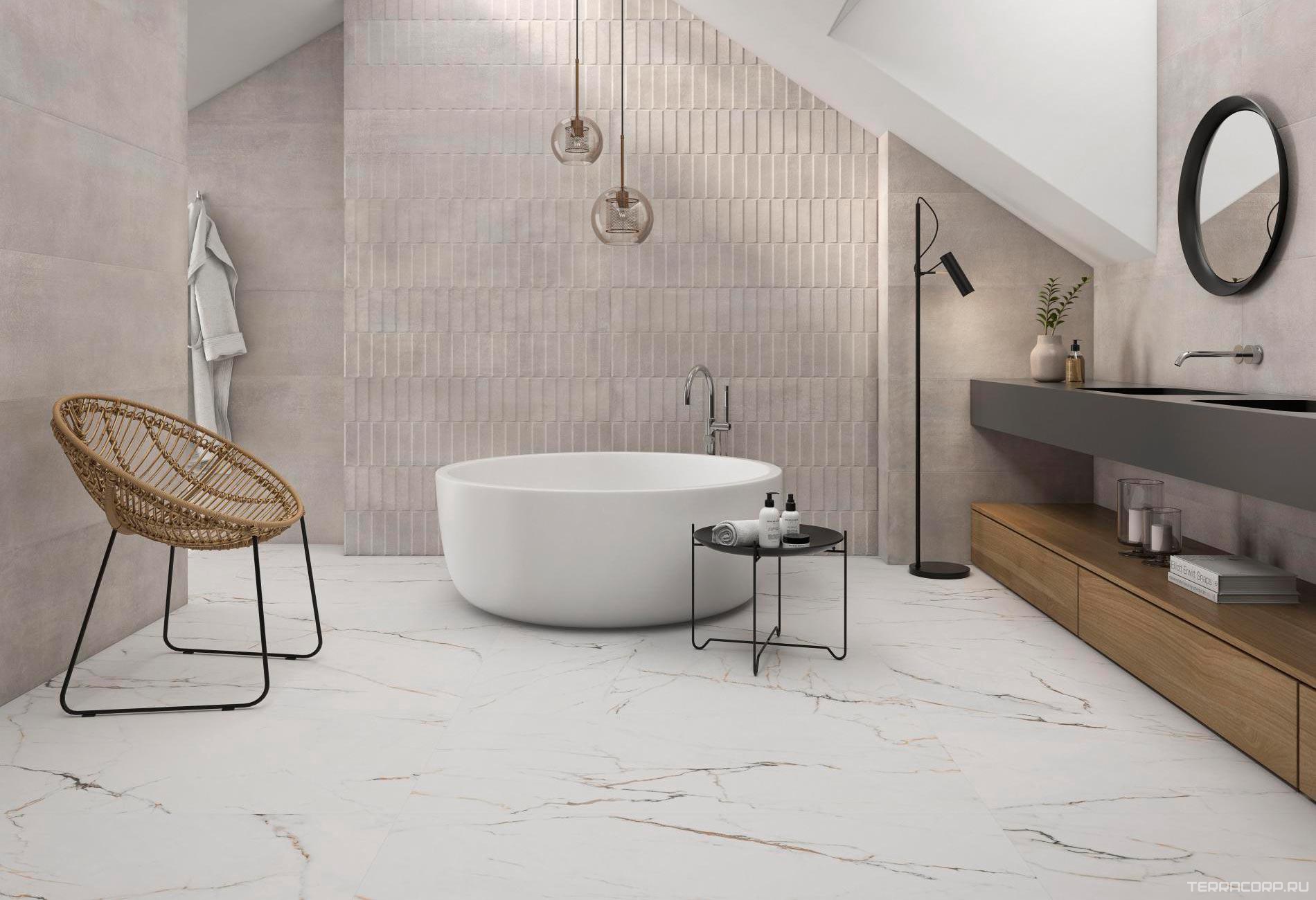 Керамогранит Pamesa CR.Torano Cr.Torano Lux Dorado 6 мм pol/rett 120X260 Белый, фото 3