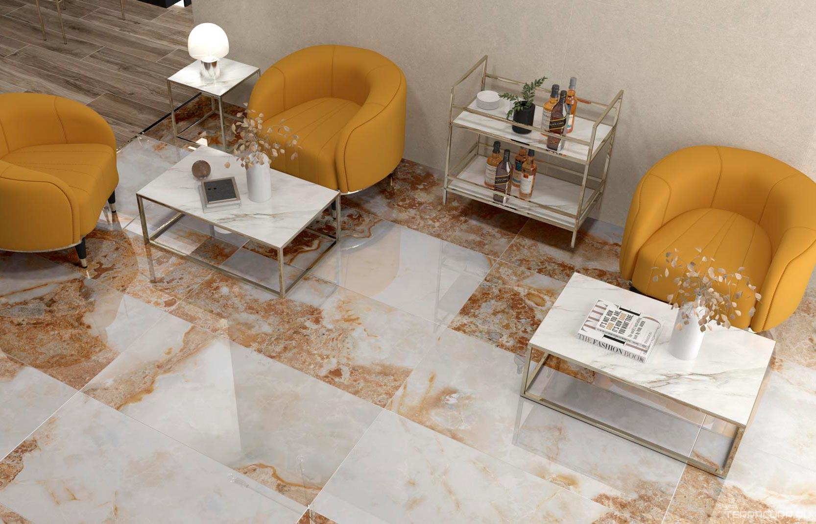 Керамогранит Pamesa CR Lux Cr.Lux BODRUM GRAPHITE pol/rett (п.п.) ZZ120X120 Серый, фото 1