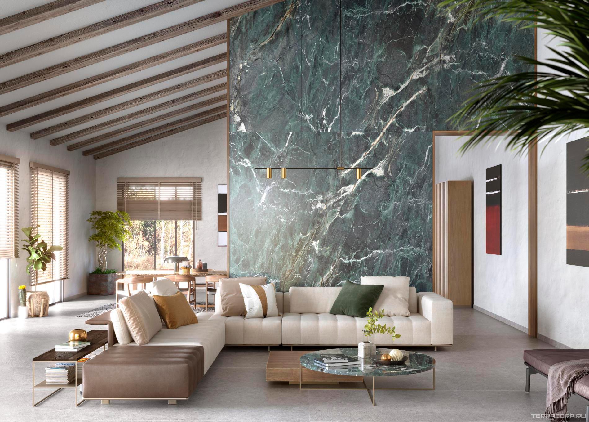 Керамогранит Pamesa CR.LUX Euphoria CR.Lux Euphoria Green 60x120 KL Зеленый, фото 2